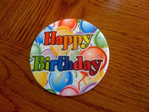 Happy Birthday Button II