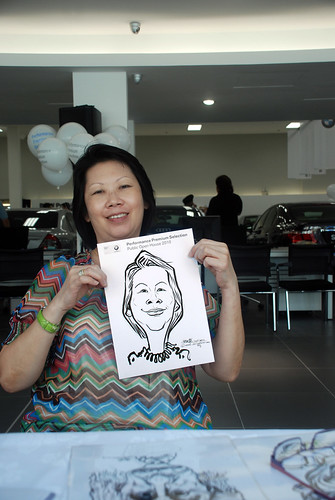 Caricature live sketching for Performance Premium Selection BMW - Day 1 - 9