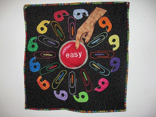 Easy Button - Project QUILTING Office Supply Challenge