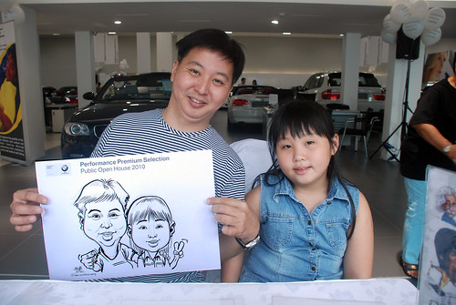 Caricature live sketching for Performance Premium Selection BMW - Day 4 - 11
