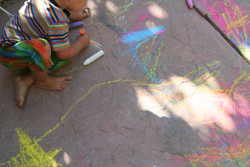 The Chalk Artist at Work