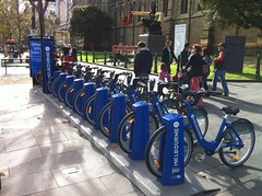 Melbourne's new bike sharing scheme