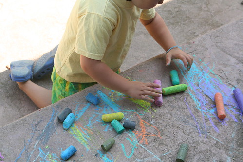 Asher Loves the Chalk