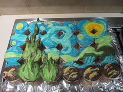 Van Gogh Cupcakes Take #2