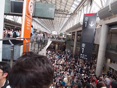 A crowded Tokyo Big Site