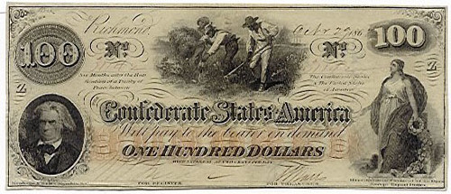 Confederate $100 Hoer Note T41