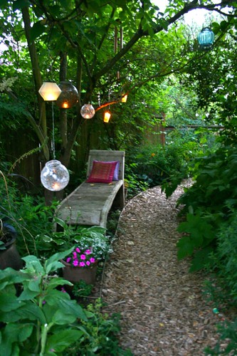 lighting in the garden