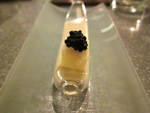 Potato vichysoise with avruga caviar