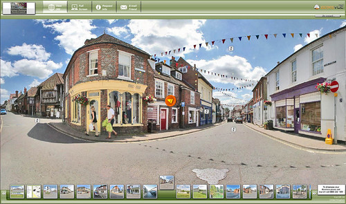 A scene from Bishop Waltham's virtual tour