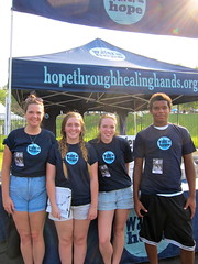 Water = Hope volunteers in Raleigh