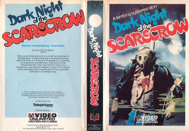 DARK NIGHT OF THE SCARECROW (VHS Box Art)