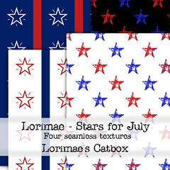 Lorimae Texture -  Stars for July