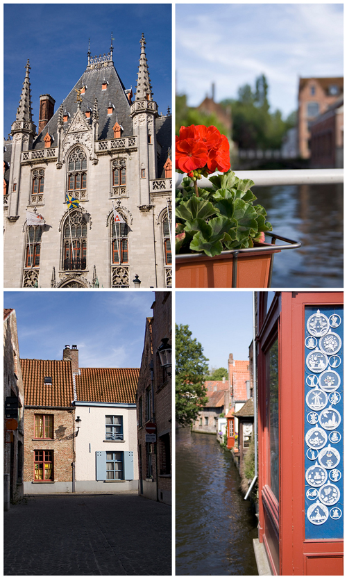 In Bruges, collage