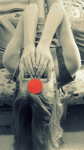 When life gets turned upside down, you have to find those who are willing to hang there with you....(Red Dot)