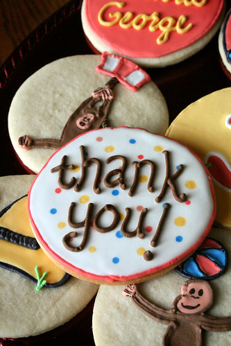 The matching Thank-You cookie.