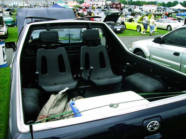 bed pennsylvania seat rear 4wd pickup pa seats subaru carlisle brat carshow awd 2010 carlisleimportandkitcarshow
