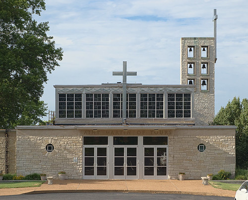 Saint Martin of Tours Roman Catholic Church, in Lemay, Missouri, USA - exterior