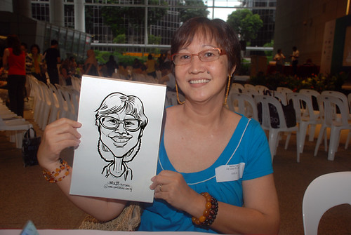 Caricature live sketching for KidsRead Volunteer Appreciation Day 2010 - 2