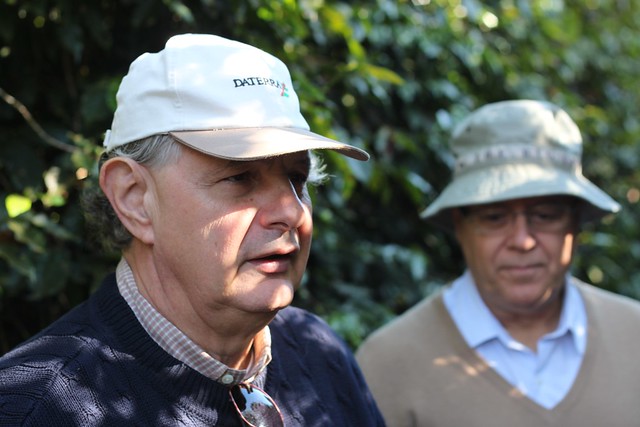 Luis Paschoal and agronomist Leo