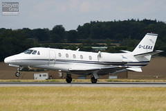 G-LEAX - 560-5712 - Private - Cessna 560XLS Citation Excel - Luton - 100811 - Steven Gray - IMG_1376