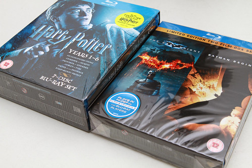 Harry Potter Years 1-6, Batman and The Dark Knight Boxset