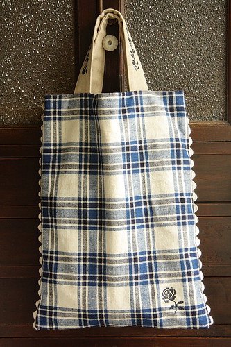 handmade tote by cottonblue