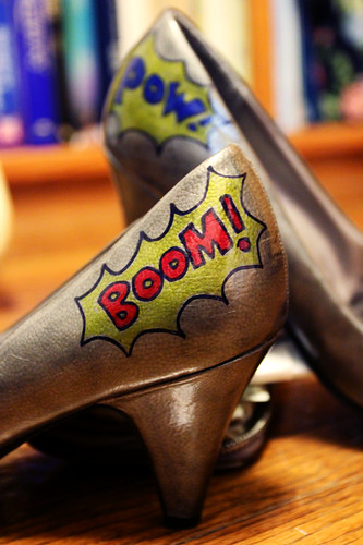 Boom! Pow! Action Shoes