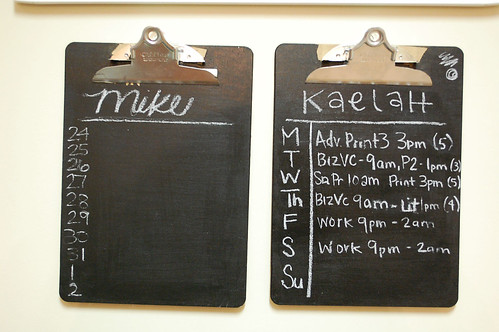 Chalkboard Schedules