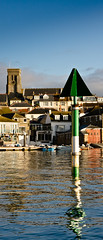 Salcombe from the water - Green