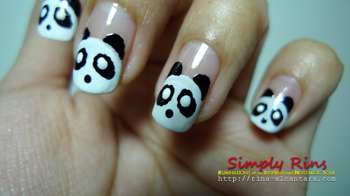 Nail Art Panda 03