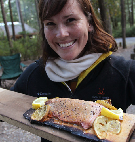 Wifey Presenting Salmon
