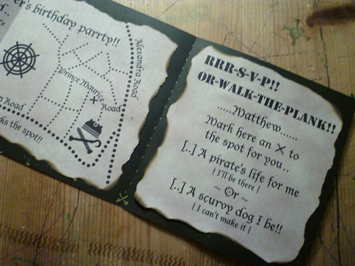 dalek pirate party invitations