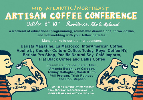 Postcard/Ad for Coffee Conference