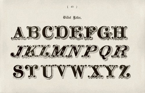 018-Alfabeto Velbet-Examples of Modern Alphabets… 1913- Freeman Delamotte