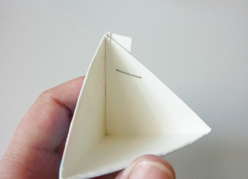 How to make a pyramid shaped egg