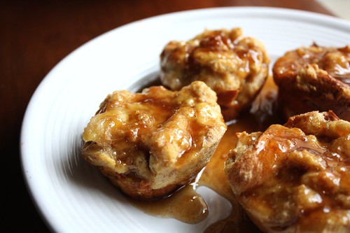 Bananas Foster French Toast "Muffins"