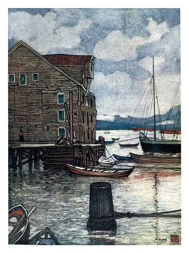 006-Viejo almacen y barcas en Molde-Norway 1905 -Nico Jungman