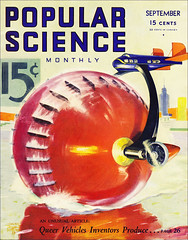 Popular Science -Sept 1933 -Queer Vehicles Issue