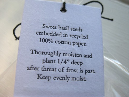 Seed paper instructions