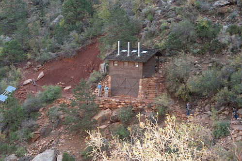 The Bright Angel Trail's First Bathrooms