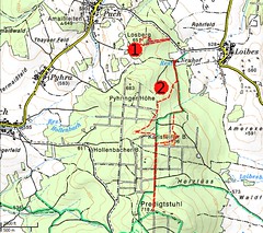 losberg u karlsteinerberg - map