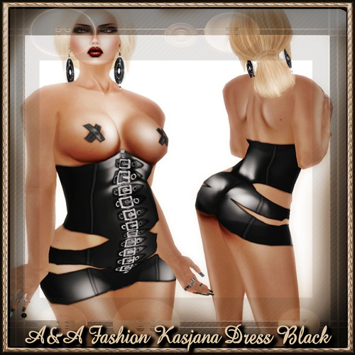 A&A Fashion Kasjana Dress Black