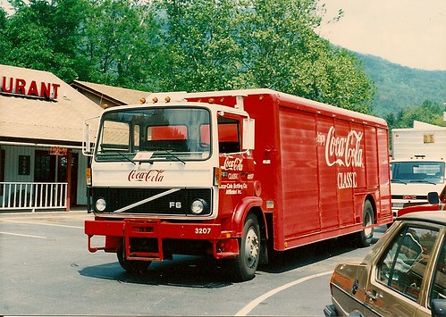 Coca Cola delivery truck. Cherokee North Carolina. May 1990. by Eddie from Chicago