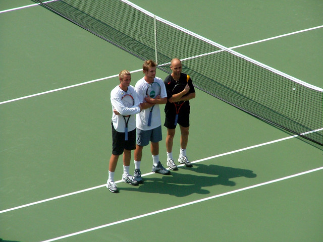 Andre Agassi, Andy Roddick, Mardy Fish