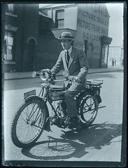 Early 4hp (550cc) Triumph Model H motorcycle - 1920s? Possibly Hull.