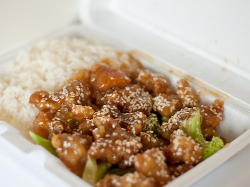Sesame chicken (Kim's Oriental)