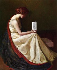 The Kindle Gazer, after Lilla Cabot Perry
