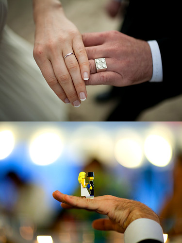 Lego wedding ring