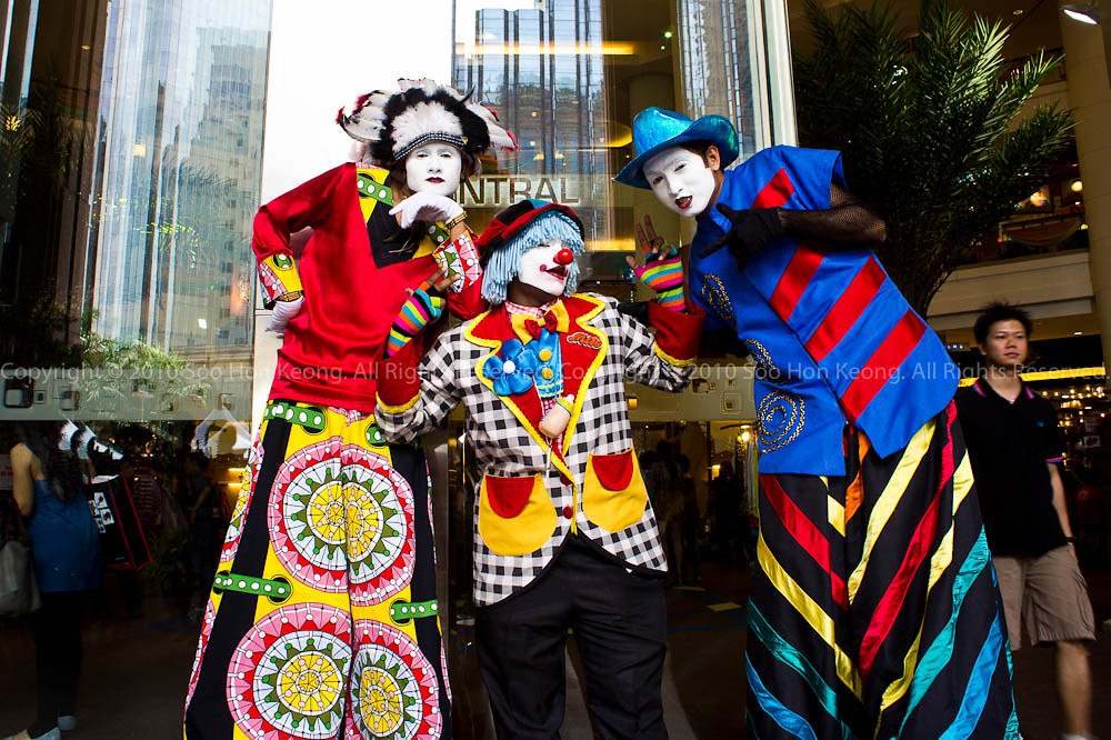 Clown @ Berjaya Times Square, KL, Malaysia