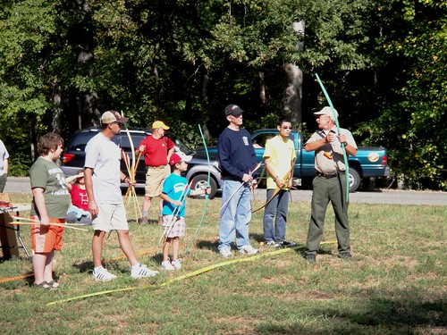 One of many archery programs offered at Bear Creek Lake State Park